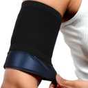 KFHENSOMR 2pcs Arm Bands Workout Adjustable Arm Trimmers for Women Arm Fat Reducer Bands Sauna Sweat Arm Shaper Bands Compression Sleeve Toner Sleeves for Sports Workout (Size L & XL)
