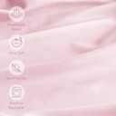 Magik & Kover Mini Crib Sheets Girl 4 Pack, Baby Crib Sheet for Mini Crib Mattress and Playard Mattress, Soft Breathable Fitted Baby Crib Sheets Set for Girls, Pink & Violet