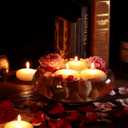Tuyai (Set of 36) Floating Candles, 3 inch White Dripless Wax Burning Candles, for Weddings, Party, Special Occasions and Home Decorations