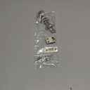 Mega Handles Dutch Door Bolt - 4 Inch Heavy Duty Slide Bolt Latch, Easy to Install Slide Latch for Dutch Doors, Suitable Slide Bolt for Toy Boxes, Cabinets, Pantry Doors and More - Satin Nickel (1 Pack)