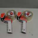 Mr. Pen - Heavy Duty Packing Tape Dispenser Gun 2-Inch, 2 Pack with 2 Rolls, Clear Packaging Tape for Moving and Boxes (Red)