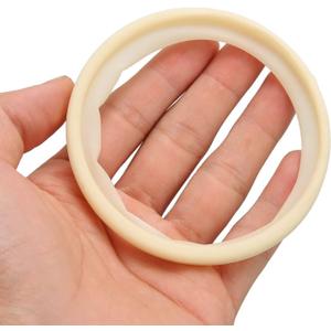US White 10 Pcs O Shape Disposable Lip and Cheek Rubber Mouth Opener Latex Oral Rubber Dam Intraoral Cheek for Retractor