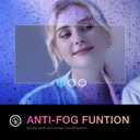 LOAAO 40"X32" LED Bathroom Mirror with Lights, Anti-Fog, Dimmable, RGB Backlit + Front Lighted, Bathroom Vanity Mirror for Wall, Memory Function, Colorful Multiple Light Modes