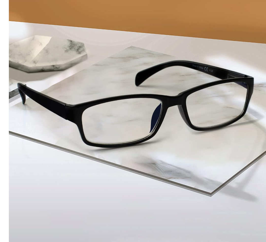 Computer Reading Glasses for Women and Men 6 Pack Blue Light Blocking Spring Hinge Readers
