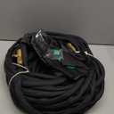 Easy to Use Garden Hose 100 FT, Lightweight and Leak-Proof Heavy-Duty Flexible Water Hose 100FT with Reinforced TPE Core, 3/4" Solid Brass Fittings, Ultra-Flow Manguera Para Jardin, Built to Last