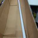 60 Inch Ceiling Fan Downrod, 1" Diameter White Ceiling Fan Extension Rod (No Threads),Universal Down Rods for Ceiling Fans,Easy Installation