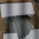 12 Pack Crystal Glass Salad Plates,7 Inch Round Glass Dessert Plate,Small Dinner Snack Cake Plates for Kitchen