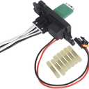 HVAC Fan Blower Motor Resistor Kit with Harness Compatible with The Following Models: 2002-2009 Chevy Trailblazer GMC Envoy, 2004-2007 Buick Rainier, 02-06 GMC Envoy XL, 03-08 Isuzu Ascender