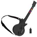 DOYO Wireless Controller for PC and PS3 - Guitar Hero 3/4/5 and Rock Band 1/2 Games - Guitar with Strap (5 Keys/Black)