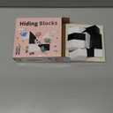 Puzzle Blocks for Kids,Education Puzzle Toy with Storage Tray,Brain Teaser with Challenges Cards 3D Logic & Spatial Thinking Tabletop Toy for Boys Girls