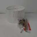 ALLDIO Tripod Floor Lamps for Living Room, Modern Standing Lamp with Drum Shade, Simple Industrial Tall Lamp, 9W LED Bulb Included - Brass