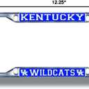 NCAA License Plate Frame Silver
