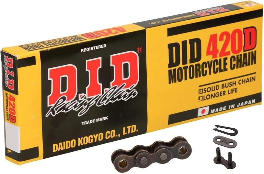 DID (Daido) 420-86; Standard 420-86 Non O-Ring Chain Made by DID (Daido)