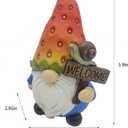 Etlemonde Strawberry Gnome Garden Decor Statue Cute Outdoor Statue Ideal Gnome Decoration Gift for Gardens, Patios, and Lawns