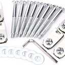 924-311 Truck Bed Mounting Hardware Kit Compatible with For-d Super Duty F-250 F-350 Durable