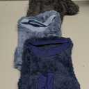 JAMPAYANG Dog Sweater, 3 Pack Dog Sweaters for Small Dogs or Cats, Girl or Boy, Warm Dog Clothes Shirt Coat for Winter Christmas (Blue, Dark Blue, Grey, Small)