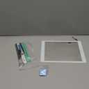 White Digitizer Repair Kit for iPad 9.7" 2018 iPad 6 6th Gen A1893 A1954 Touch Screen Digitizer Replacement with Home Button + Tools