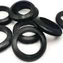 EASYEAH Rubber Grommets for Wiring 1-1/2 In Panel Hole, 1-3/8 In ID Firewall Grommet Automotive, Eyelet Ring Gasket Hole Grommets for Metal Electric Box, Wires Cables Hoses Protection, 8 Pcs, 35x38 mm