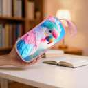 Pencil Case for Girls,Multi-Slot Large Capacity Pencil Pouch with Soft Zipper, Durable Pen Box Parrot
