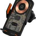 Cuifati Car Charger Stand, Transparent Style, 360 Rotatable Bracket, Touch Phone Holder Mount (C10)