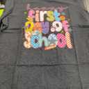 First Day of School... Gift Cute Tee Tops Gray L