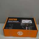 SUNPOW Metal Detector for Adults Professional - High Accuracy with 12" Waterproof Coil, 2x Backlit LCD Display, Advanced DSP Chip, 5 Modes, Adjustable Length (19"-59"), Sturdy Spiral Structure -OTMD14