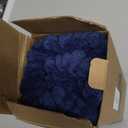 Kevin Textile Pack of 2 Corduroy Decorative Throw Pillow Covers 22x22 Inch Soft Boho Striped Pillow Covers Modern Farmhouse Home Decor for Spring Sofa Living Room Couch Bed Navy Blue