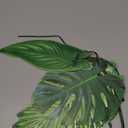 Tropical Palm Leaf Garland Party Decorations, Length 2.6M, 8.5 FT, Green