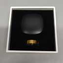 Fitness Tracker, Ultra-thin Smart Ring for Women Men,Health Activity Trackers,Fitness Ring with Sleep Tracker,Heart Rate Monitor,Step Counter,Calorie Pedometer,No Subscription,for iOS Android(Gold#10)