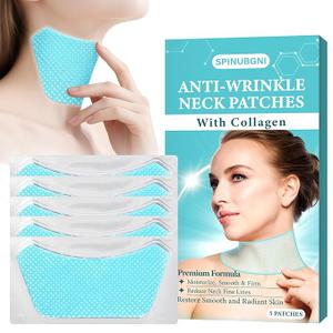 Neck Wrinkle Patches, 5PCS, Neck Tape for Neck Firming and Tightening, Anti-Wrinkle Patches to Smoothing Skin, Invisible Silicone Pads for Wrinkles Brand