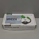 RVGUARD Overload Protector 50 Amp to 110 Volt RV Adapter Cord with Circuit Breaker, NEMA 5-15P to NEMA 14-50R Electrical Power Adapter with LED Power Indicator, 18 Inch, Green, ETL Listed