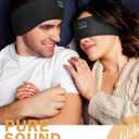 LC-dolida Sleep Headphones Headband Bluetooth 5.4, Headband Earphones Wireless with USB C Charge Port, Sleep Mask for Sleeping, Sports, Gifts, Workout, Jogging, Yoga, Insomnia, Air Travel, Meditation