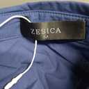 ZESICA Womens 2026 Spring Long Sleeve Blouse Business Dressy Casual Button Down Shirts Peplum Tops Fashion Trendy Clothes Navy Medium