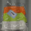 Women's Neon Scrunch Crew Socks 80s 90s Retro 3-Pack Cotton Stacked Boot Calf Cozy Ribbed Slouchy Socks Size 5-10 (1-white/Neon Green/Neon Orange)