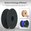 2 x Quick-Change Reusable Spool for Refill Filament, Detachable Filament Reel Holder Fits PLA, PETG, ABS Filament Spool, 3D Printer Filament Refill Roll Replacement, Dark Grey