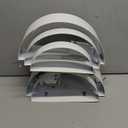 LightInTheBox Modern Wall Sconce Set of 2 Indoor Wall Light Fixture Half Moon Metal Wall Lamp White for Stair Hallway Home Theatre Bedroom (2PCS)