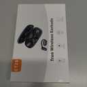 Open Ear Headphones, Open Ear Earbuds, IPX7 Waterproof, Bluetooth 5.3 True Wireless Sports Over Ear Earbuds with Earhooks, Built-in Mic, Crystal-Clear Calls for Running Workout Cycling Driving