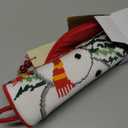 Arciveberg Needlepoint Christmas Stockings, 18 Inches Vintage Xmas Stocking with Personalized Name Tag, Embroidered Snowman Design, Old-Fashioned Christmas Holiday Party Gift Family Decoration