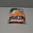 Bindefon Bibs Overalls Men Adjustable Straps Coveralls Shorts Printed Jumpsuit Male Romper (XL)