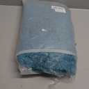 MIULEE Teal Bathroom Rugs Set 2 Piece, Soft Absorbent Microfiber Bath Mat Set, Non Slip Quick Dry Machine Washable Plush Shaggy Bath Rugs for Bathroom Floor, Tub and Shower, 16x24 inches