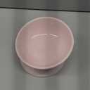 LoeJan Elevated Cat Food Bowl, 5 Oz Ceramic Raised and Tilted Water Bowl, Anti Vomiting and Protect Pets' Spines Dishes for Small Dog, Fat Faced Cat, Kitten (Pink, 1 Pack)