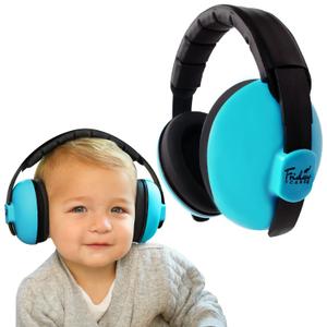 Baby Headphones for Noise Protection - 1 Count Blue Over-Ear - Adjustable Headband & Padded Earcups - Infant Noise Blocking Earmuffs & Toddler Ear Muffs 0-24 Months