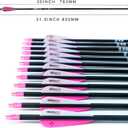 TIGER ARCHERY 30Inch Carbon Arrow Practice Hunting Arrows with Removable Tips for Compound & Recurve Bow(Pack of 12)