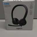Logitech H390 Wired Headphones with Mic, USB-A Headset with Microphone for PC, Noise Cancelling Microphone for Video Meetings, Music, Gaming - Black