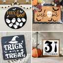 Halloween Stencils for Door Mats Large Halloween Rug Doormat Stencil for Painting on Wood Crafts Shirts Reusable Glass Door Hanger Sign (spooky18)