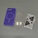 LeYi for iPhone 8-Case Purple: iPhone-SE Phone Cases with [Screen Protector X2+ Camera CoverX2] iPhone 7 Case for Magsafe Magnetic Girls Kids Slim SE3 3rd Generation SE2 2nd iPhone8, Lavender Purple