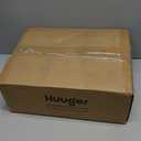 Huuger Night Stand Set of 2, Nightstand with 2 Drawers, Bed Side Table with Open Shelf, Wooden Top, End Table, Fabric Drawer, for Bedroom, Rustic Brown