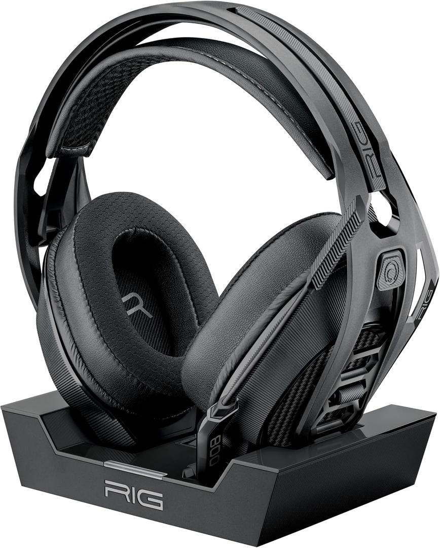 RIG 800 PRO HX Wireless Gaming Headset & Multi-Function Base Station Officially Licensed for Xbox Series X|S, Xbox One, Windows 10/11 PCs - Dolby Atmos 3D Audio - Up to 60 Hour Battery