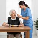 Nogeqi Cobbler Apron, Waterproof Apron with Pockets, Adjustable Cleaning Aprons for Women Men Painting, Work, Hairstylist, Kitchen(Black Unisex) (Black)