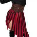 Spooktacular Creations Plus Size Pirate Costume Women Halloween Costumes with Pirate Hat for Halloween Cosplay Parties (Medium)